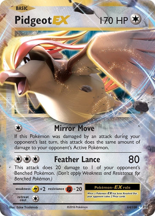 Image for Pidgeot EX (64/108) (Holofoil) [XY - Evolutions] - Pokemon