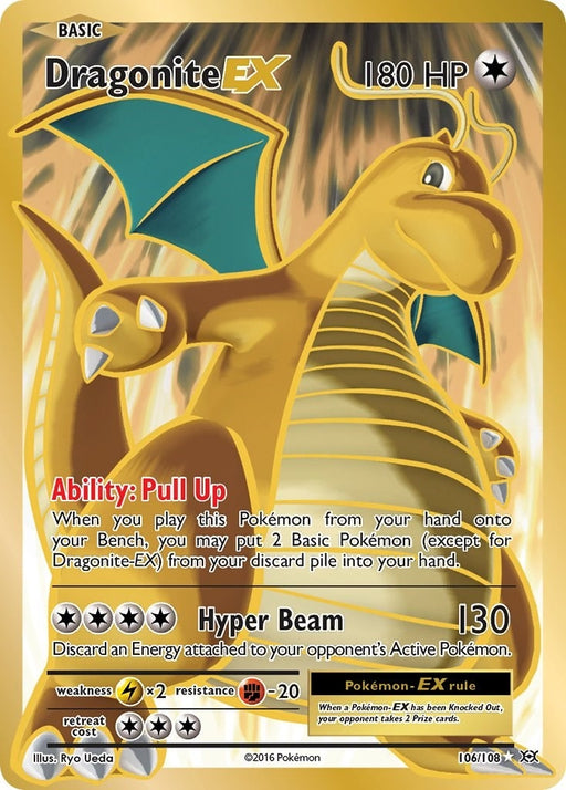 Image for Dragonite EX (Full Art) (106/108) (Holofoil) [XY - Evolutions] - Pokemon