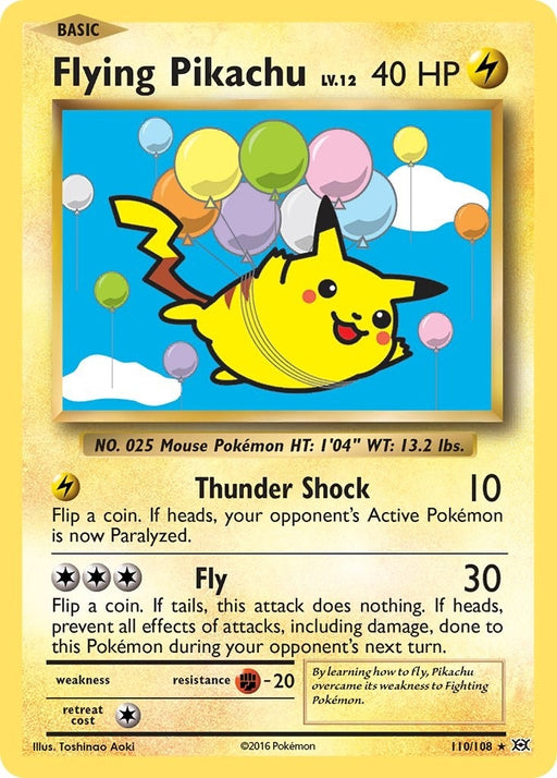 Image for Flying Pikachu (110/108) [XY - Evolutions] - Pokemon