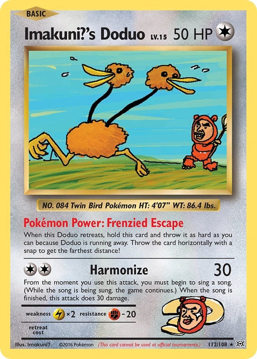 Image for Imakuni?'s Doduo (112/108) [XY - Evolutions] - Pokemon