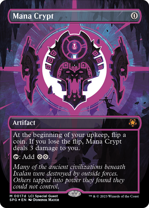 Mana Crypt (Borderless) [SPG-17D] Foil - Special Guests