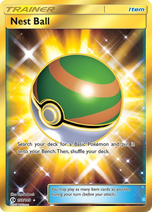 Image for Nest Ball (Secret) (158/149) (Holofoil) [SM Base Set] - Pokemon
