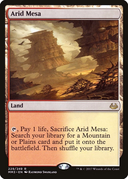 Image for Arid Mesa (229) (Foil) [Modern Masters 2017] - Magic: The Gathering