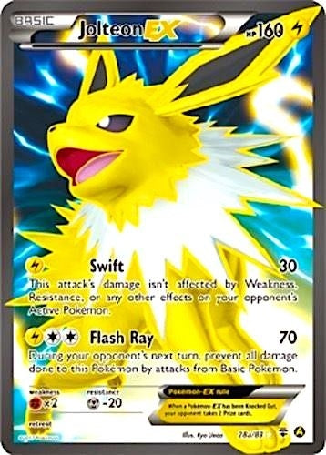 Image for Jolteon EX - 28a/83 (028a/083) (Holofoil) [Alternate Art Promos] - Pokemon