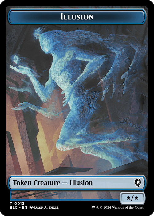 Illusion [TBLC-013] Foil - Bloomburrow Commander Tokens