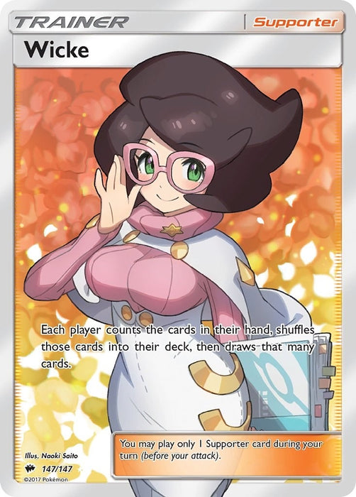 Image for Wicke (Full Art) (147/147) (Holofoil) [SM - Burning Shadows] - Pokemon