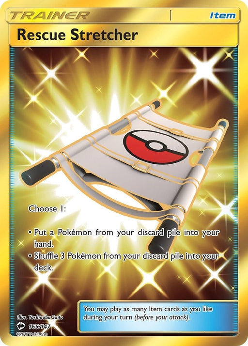 Image for Rescue Stretcher (Secret) (165/147) (Holofoil) [SM - Burning Shadows] - Pokemon