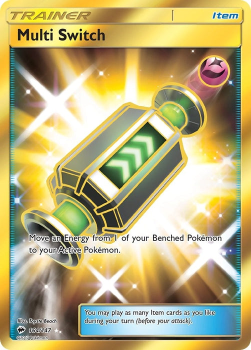 Image for Multi Switch (Secret) (164/147) (Holofoil) [SM - Burning Shadows] - Pokemon