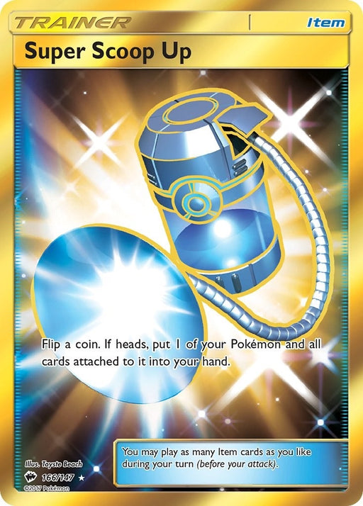 Image for Super Scoop Up (Secret) (166/147) (Holofoil) [SM - Burning Shadows] - Pokemon