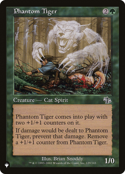 Phantom Tiger [PLST-JUD-129] - The List