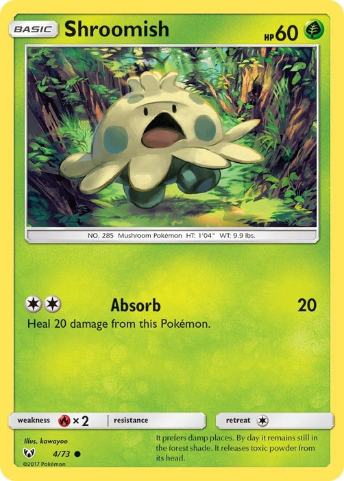 Image for Shroomish (4/73) [Shining Legends] (SHL) - Pokemon