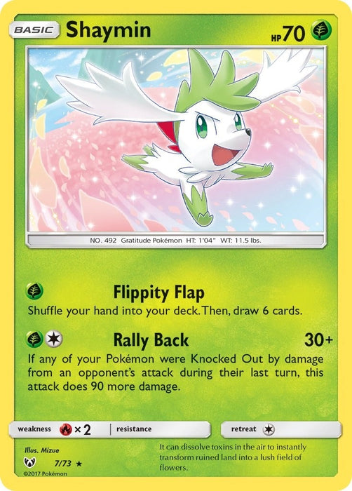 Image for Shaymin (7/73) (Holofoil) [Shining Legends] (SHL) - Pokemon