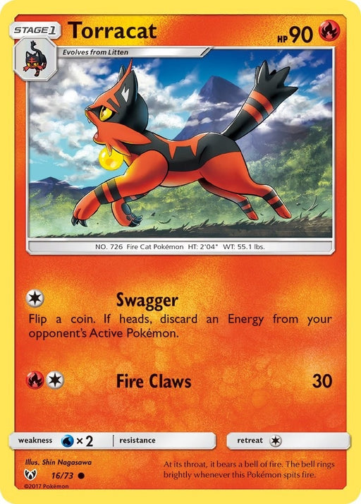 Image for Torracat (16/73) [Shining Legends] (SHL) - Pokemon