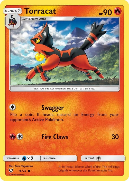 Image for Torracat (16/73) (Reverse Holofoil) [Shining Legends] (SHL) - Pokemon