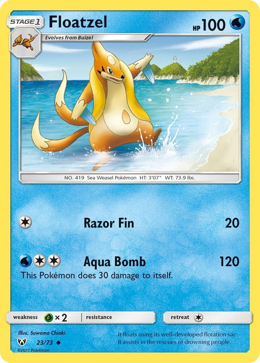 Image for Floatzel (23/73) [Shining Legends] (SHL) - Pokemon