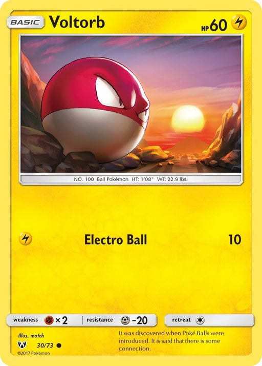 Image for Voltorb (30/73) [Shining Legends] (SHL) - Pokemon
