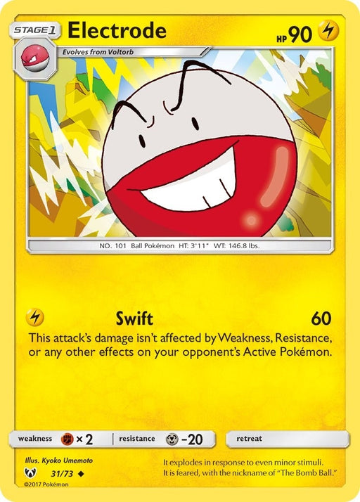 Image for Electrode (31/73) [Shining Legends] (SHL) - Pokemon