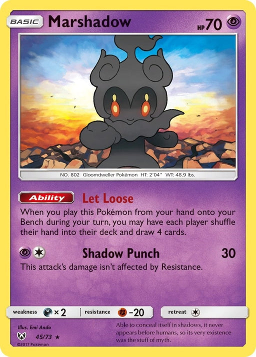 Image for Marshadow (45/73) (Holofoil) [Shining Legends] (SHL) - Pokemon