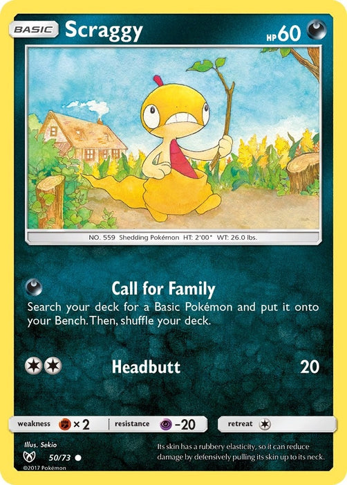 Image for Scraggy (50/73) [Shining Legends] (SHL) - Pokemon