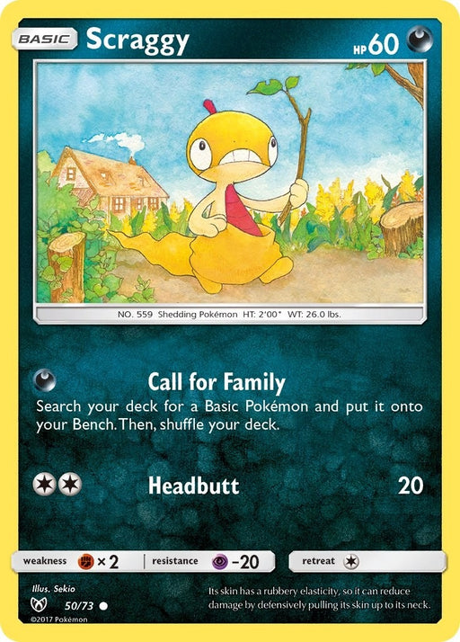 Image for Scraggy (50/73) (Reverse Holofoil) [Shining Legends] (SHL) - Pokemon