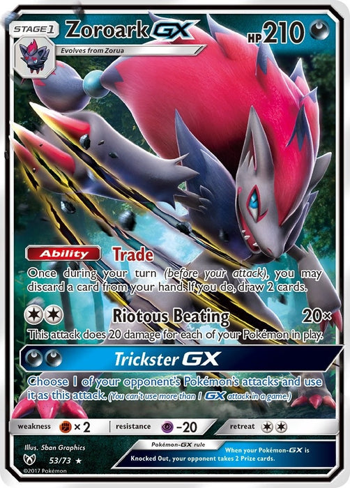 Image for Zoroark GX (53/73) (Holofoil) [Shining Legends] (SHL) - Pokemon