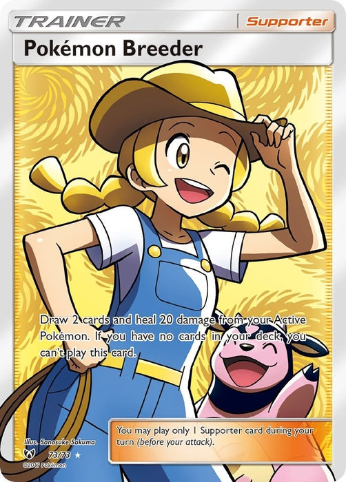 Image for Pokemon Breeder (Full Art) (73/73) (Holofoil) [Shining Legends] (SHL) - Pokemon