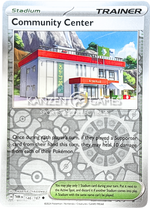 Community Center (146/167) Reverse Holofoil [SV06: Twilight Masquerade]