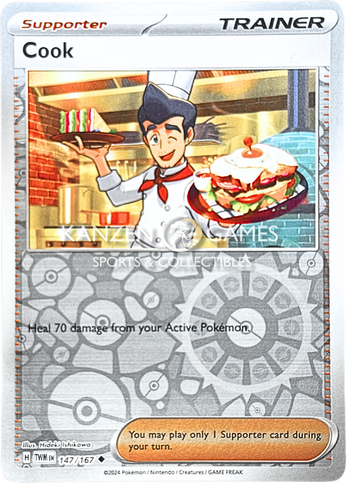 Cook (147/167) Reverse Holofoil [SV06: Twilight Masquerade]