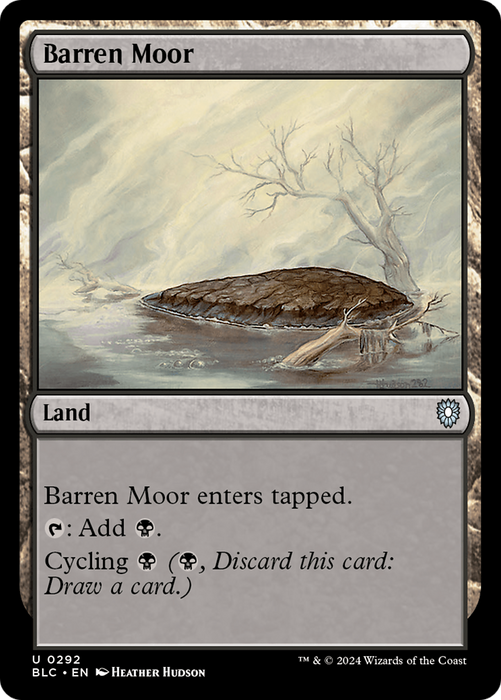 Barren Moor [BLC-292] - Bloomburrow Commander