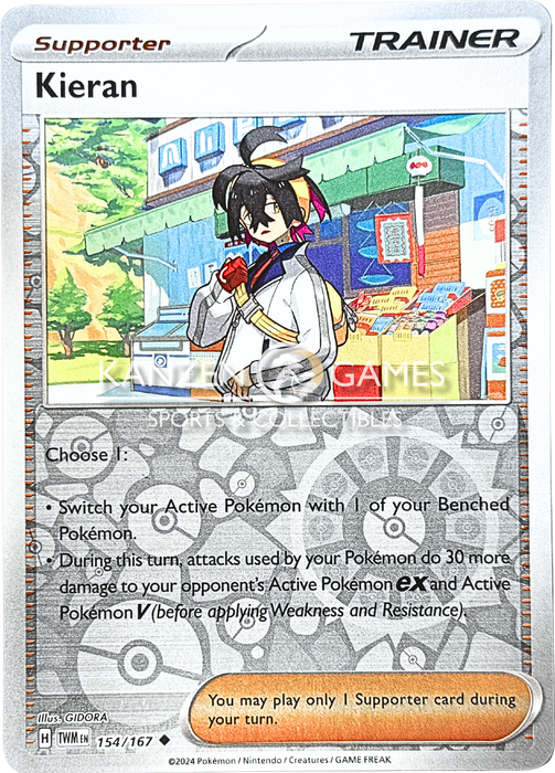 Kieran (154/167) Reverse Holofoil [SV06: Twilight Masquerade]