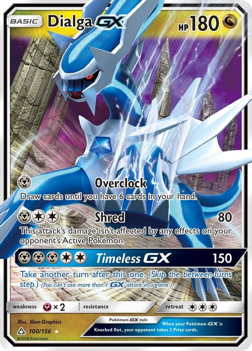 Image for Dialga GX (100/156) (Holofoil) [SM - Ultra Prism] - Pokemon