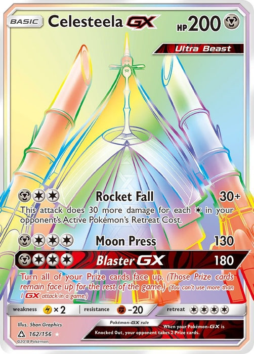 Image for Celesteela GX (Secret Rare) (162/156) (Holofoil) [SM - Ultra Prism] - Pokemon