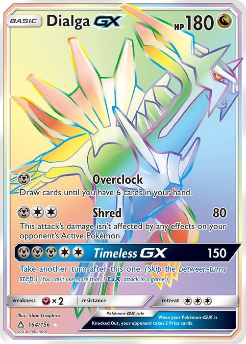 Image for Dialga GX (Secret Rare) (164/156) (Holofoil) [SM - Ultra Prism] - Pokemon
