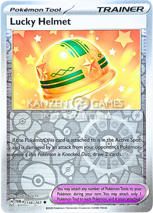 Lucky Helmet (158/167) Reverse Holofoil [SV06: Twilight Masquerade]