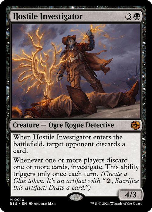 Hostile Investigator [BIG-010] Foil - The Big Score