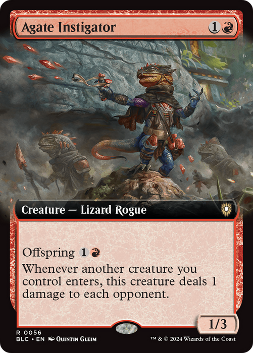 Agate Instigator [BLC-056] Foil - Bloomburrow Commander