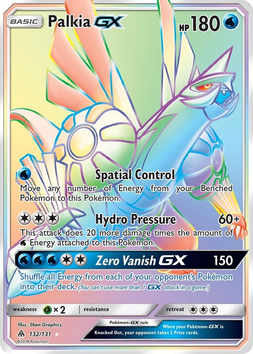 Image for Palkia GX (Secret) (132/131) (Holofoil) [SM - Forbidden Light] - Pokemon