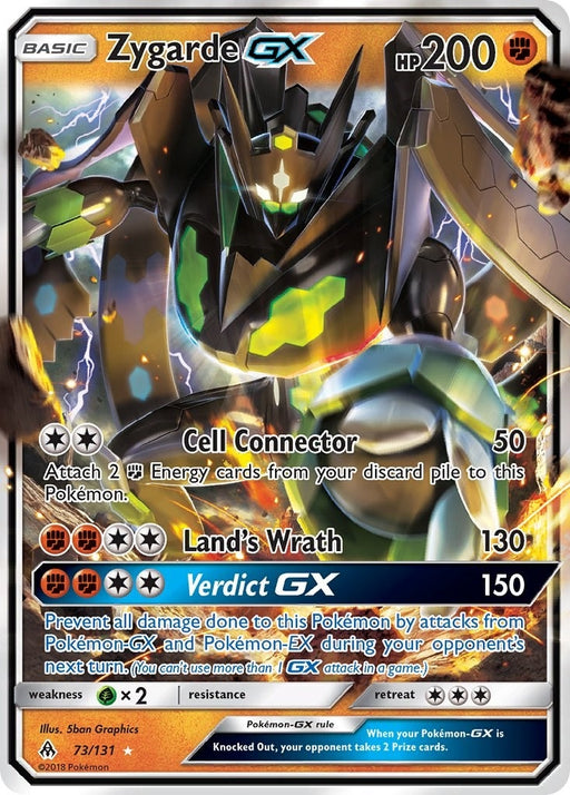 Image for Zygarde GX (73/131) (Holofoil) [SM - Forbidden Light] - Pokemon