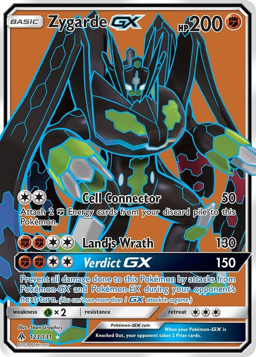 Image for Zygarde GX (Full Art) (123/131) (Holofoil) [SM - Forbidden Light] - Pokemon