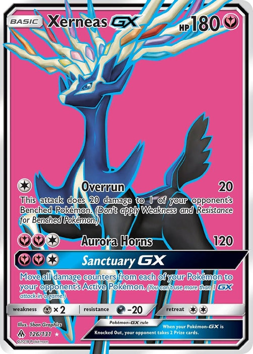 Image for Xerneas GX (Full Art) (126/131) (Holofoil) [SM - Forbidden Light] - Pokemon