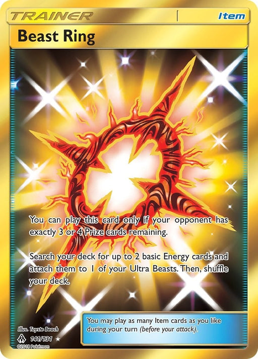 Image for Beast Ring (Secret) (141/131) (Holofoil) [SM - Forbidden Light] - Pokemon