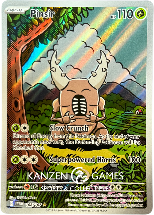 Pinsir (168/167) Holofoil [SV06: Twilight Masquerade]