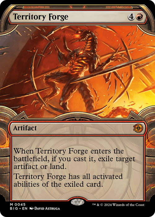 Territory Forge (Showcase) (Borderless) [BIG-045] Foil - The Big Score