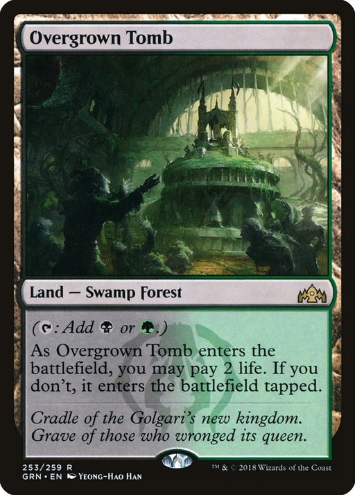Image for Overgrown Tomb (253) [Guilds of Ravnica] - Magic: The Gathering