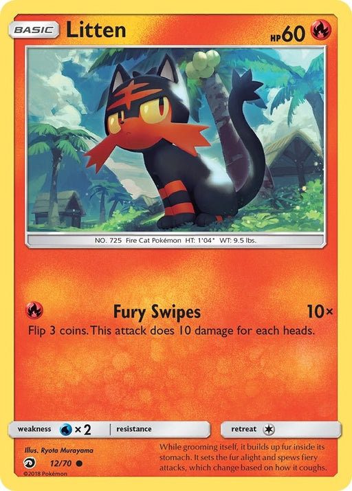 Image for Litten (12/70) [Dragon Majesty] - Pokemon
