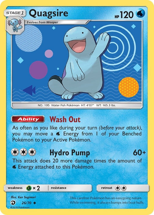 Image for Quagsire (26/70) (Reverse Holofoil) [Dragon Majesty] - Pokemon