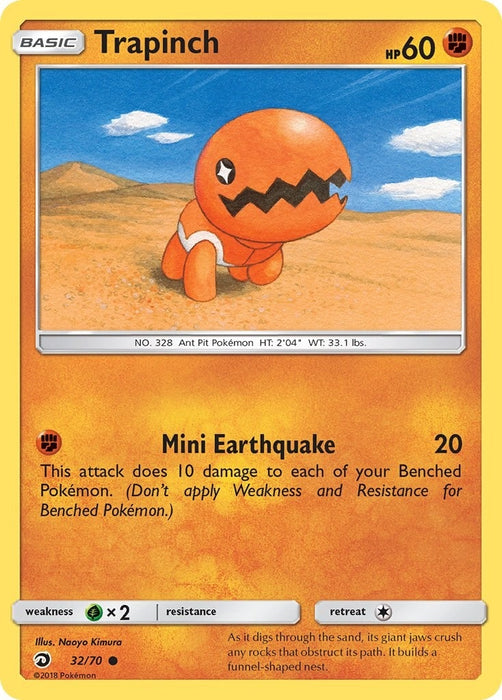 Image for Trapinch (32/70) (Reverse Holofoil) [Dragon Majesty] - Pokemon