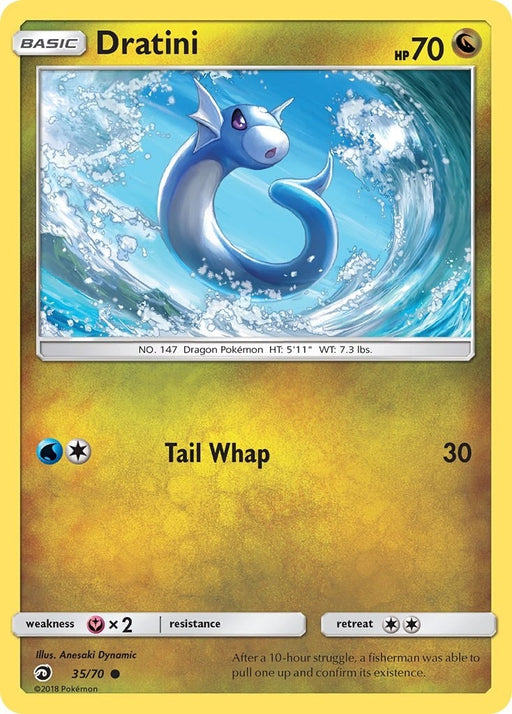 Image for Dratini (35) (35/70) (Reverse Holofoil) [Dragon Majesty] - Pokemon