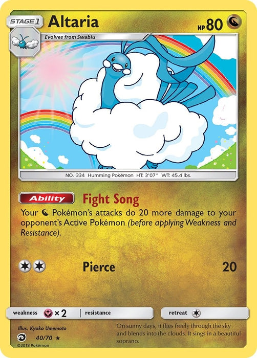 Image for Altaria (40/70) (Holofoil) [Dragon Majesty] - Pokemon
