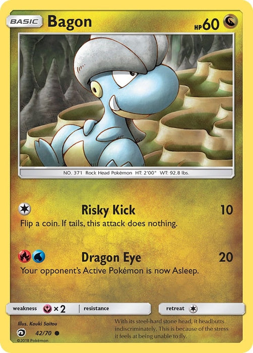 Image for Bagon (42/70) (Reverse Holofoil) [Dragon Majesty] - Pokemon